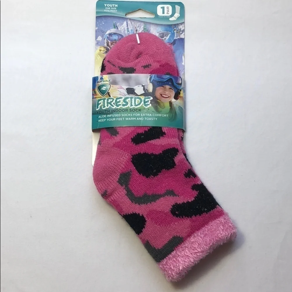 LAST TWO New Sof Sole Youth Fireside Indoor Lodge Socks Kids Shoe Sizes 10 - 4.5